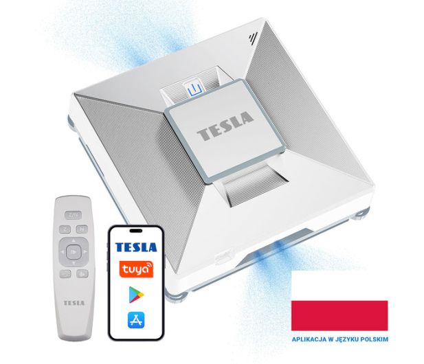 Tesla Robot do mycia okien W800 WiFi z aplikacją mobilną biały - 1515417 - zdjęcie 8